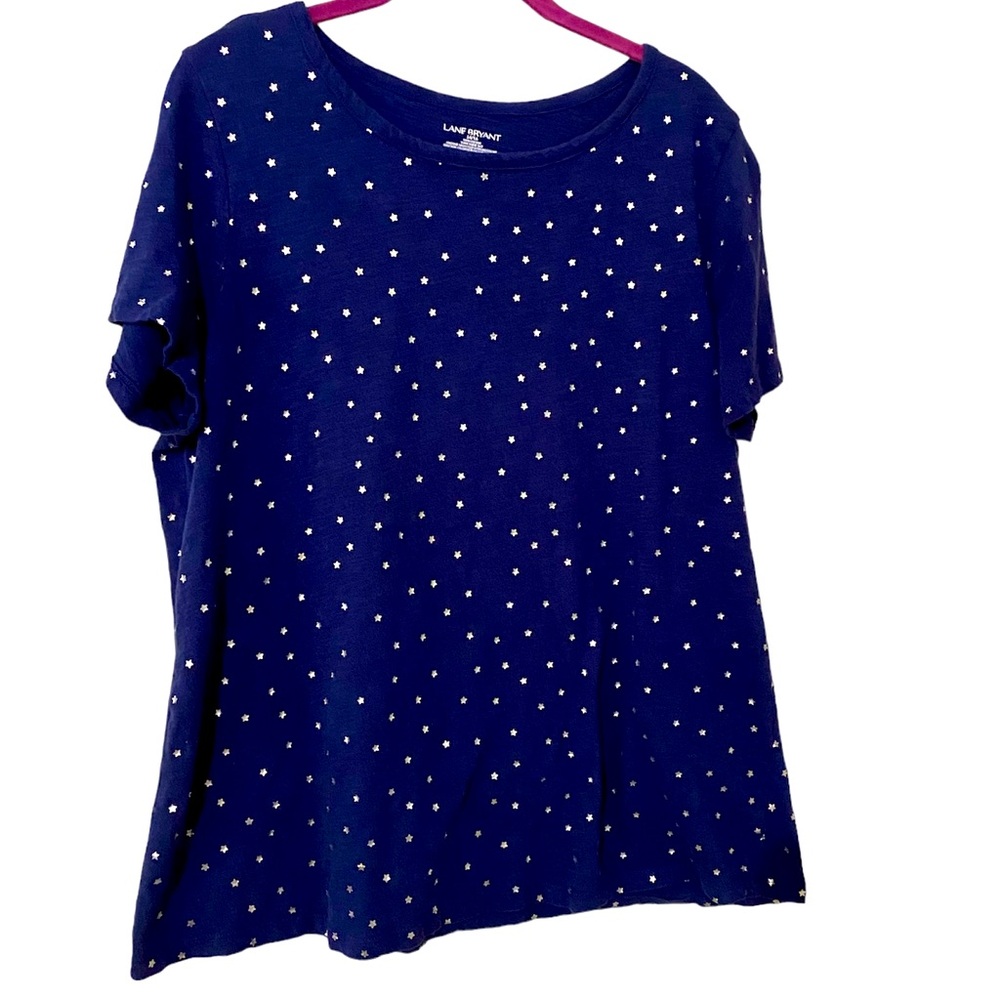 14/16 Lane Bryant Silver Stars T-Shirt.